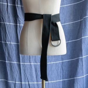 Canvas double D ring belt
